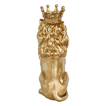 Статуэтка лев с детализированной гривой и изящной короной Lion Crown  варинант исполнения - 3 | Loft Concept в Казани