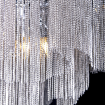 Люстра потолочная с металлическими цепочками Диаметр 99 см Atlantis Chain варинант исполнения - 5 | Loft Concept в Казани