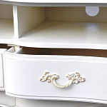 ТВ-тумба из массива дерева в стиле прованс Montmartre Provence TV Stand варинант исполнения - 3 | Loft Concept в Казани