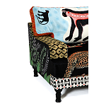 Большой Трехместный Диван с цветным принтом Qalakabusha Large Sofa варинант исполнения - 4 | Loft Concept в Казани