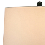 Настольная лампа зеленая с тканевым абажуром Splashes of Green Moss варинант исполнения - 3 | Loft Concept в Казани