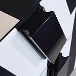 Дизайнерский комод в чёрно-белую полоску Ziqqurat варинант исполнения - 1 | Loft Concept в Казани