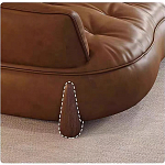 Кресло кожаное с деревянным каркасом Medieval Furniture варинант исполнения - 3 | Loft Concept в Казани