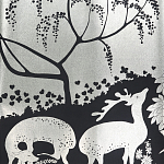 Обои ручная роспись в стиле Арт-деко Rateau Original colourway on Electrum gilded paper варинант исполнения - 2 | Loft Concept в Казани