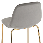 Барный стул на золотистых ножках VENDRAMIN Grey варинант исполнения - 7 | Loft Concept в Казани