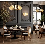 Люстра круглая с фактурными элементами в виде ракушек Inspired Sea варинант исполнения - 6 | Loft Concept в Казани