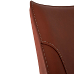 Стул коричневый из искуственной кожи на 4-х ножках Enigma Brown варинант исполнения - 4 | Loft Concept в Казани