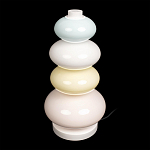 Настольная лампа из стеклянных сфер в пастельных тонах Высота 40 см Pastel Lunaria варинант исполнения - 3 | Loft Concept в Казани