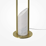 Напольный торшер светодионый золотой Lumen Duo варинант исполнения - 4 | Loft Concept в Казани