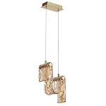 Подвесной светильник волнистой формы из фактурного стекла Wave варинант исполнения - 1 | Loft Concept в Казани