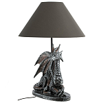 Настольная лампа с абажуром Дракон Silver Dragon варинант исполнения - 1 | Loft Concept в Казани