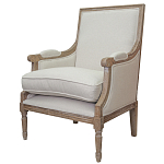 Кресло William Classical Armchair beige flax варинант исполнения - 3 | Loft Concept в Казани