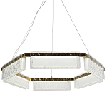 Светодиодная люстра с рельефным стеклом ICE GLASS 70 варинант исполнения - 1 | Loft Concept в Казани