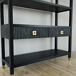 Стеллаж с двумя ящиками Elsa Dreams Black варинант исполнения - 2 | Loft Concept в Казани