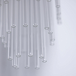 Бра с круглым основанием и длинными прозрачныи стеклянными трубками Nembus варинант исполнения - 6 | Loft Concept в Казани