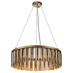 Люстра со стеклянными цилиндрическими плафонами Luminous Cylinders Amber Round варинант исполнения - 4 | Loft Concept в Казани