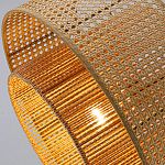 Подвесной светильник с абажуром из плтеного бамбука Light Inside the Cell варинант исполнения - 5 | Loft Concept в Казани