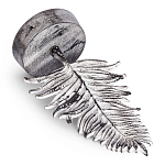 Статуэтка Metal Flowers античная платина варинант исполнения - 2 | Loft Concept в Казани