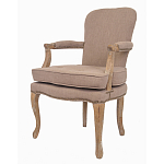 Кресло Aubrey Classical Armchair brown flax варинант исполнения - 3 | Loft Concept в Казани
