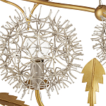 Люстра круглая с декором в виде цветков одуванчика Hanging Dandelion варинант исполнения - 1 | Loft Concept в Казани