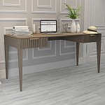 Рабочий стол коричневый с 2-мя ящиками Harper Line варинант исполнения - 2 | Loft Concept в Казани