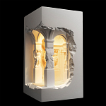 Встраиваемый в стену гипсовый светильник под покраску с колоннами и арками в античном стиле Antiquity Athena варинант исполнения - 5 | Loft Concept в Казани