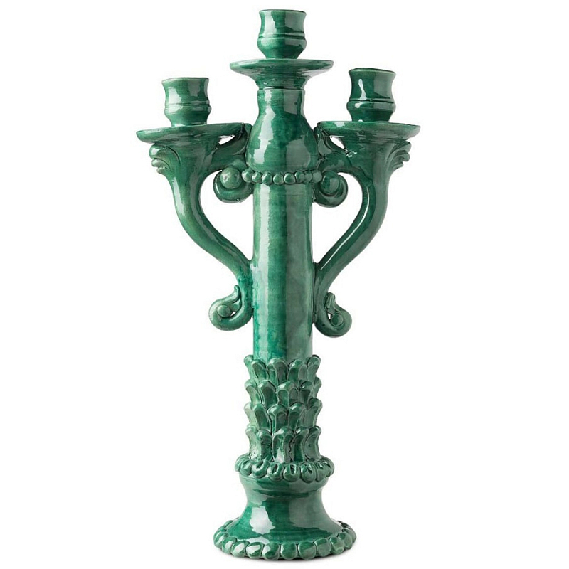 Подсвечник Candleholder Heart X3 Зеленый Подсвечник Candleholder Heart X3 Зеленый в Казани | Loft Concept