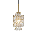 Подвесной светильник с декором из натуральной морской ракушки Iridescent Light варинант исполнения - 1 | Loft Concept в Казани