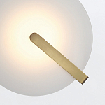 Потолочный светильник в форме плоского диска из белого матового стекла Eurofase варинант исполнения - 4 | Loft Concept в Казани