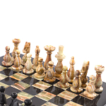 Шахматы настольные из натурального камня Оникс Decorative Thematic Chess варинант исполнения - 2 | Loft Concept в Казани