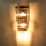 Бра с золотистым основанием и прозрачными трубками Nembus варинант исполнения - 6 | Loft Concept в Казани