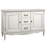 Буфет белый из массива бука с 3-мя ящиками и 2-мя дверцами White Provence варинант исполнения - 1 | Loft Concept в Казани