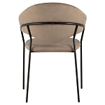 Коричневый стул с обивкой из искусственной замши Alexis варинант исполнения - 4 | Loft Concept в Казани