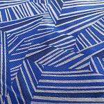 Мебельная ткань Жаккард синий принт 140 см T2-132 варинант исполнения - 1 | Loft Concept в Казани