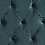 Кровать двуспальная зеленая с основанием из массива дерева с мягким изголовьем Velour Beds варинант исполнения - 2 | Loft Concept в Казани