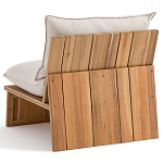 Уличное кресло из массива акации Trivett Wooden Chair варинант исполнения - 4 | Loft Concept в Казани