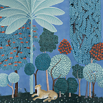 Мебельная ткань Oasis Blue Велюр  варинант исполнения - 1 | Loft Concept в Казани