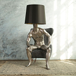 Лампа MALE MANNEQUIN LAMP с абажуром варинант исполнения - 3 | Loft Concept в Казани