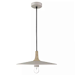 Подвесной светильник круглый в сочетании дерева и металла Space варинант исполнения - 1 | Loft Concept в Казани