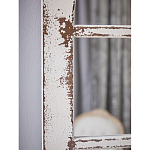 Зеркало-окно с эффектом старения в венецианском стиле Venetian White Mirror варинант исполнения - 7 | Loft Concept в Казани