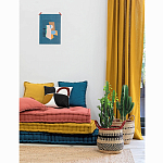 Круглая плетеная корзина Oyana Wicker Basket варинант исполнения - 2 | Loft Concept в Казани