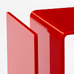 Дизайнерский кофейный стол Poltronova T01 Red Coffee Table варинант исполнения - 7 | Loft Concept в Казани