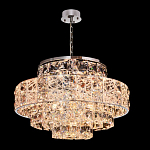 Люстра хрустальная в неоклассическом стиле на серебристом каркасе Majesty варинант исполнения - 1 | Loft Concept в Казани