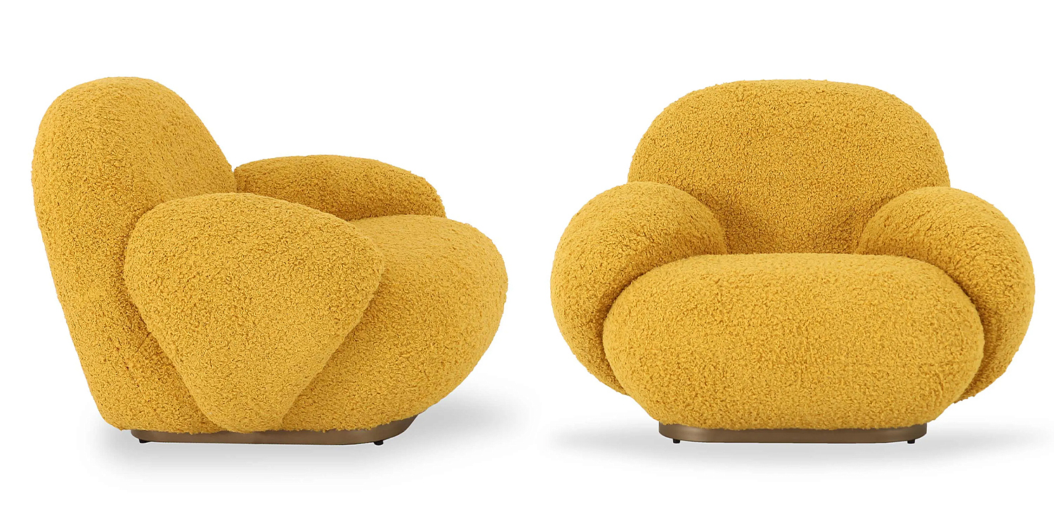 Кресло Chloe Yellow Armchair Кресло Chloe Yellow Armchair - Loft-Concept в Казани
