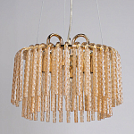 Люстра с подвесными рифлеными стеклянными трубками Nembus варинант исполнения - 4 | Loft Concept в Казани