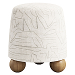 Пуф Wakonda ножки с деревянными шариками  варинант исполнения - 1 | Loft Concept в Казани