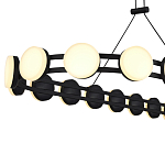 Люстра овальная с круглыми светодиодными источниками света Maxine Light варинант исполнения - 12 | Loft Concept в Казани