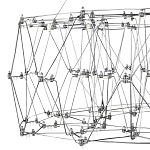 Люстра с тонкой металлической конструкцией цвета хром Quasar варинант исполнения - 4 | Loft Concept в Казани