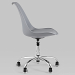 Офисный стул на металлическом основании EGGERY Grey пластик варинант исполнения - 2 | Loft Concept в Казани