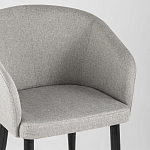 Мягкое кресло на металлических ножках Shaggy Grey варинант исполнения - 6 | Loft Concept в Казани